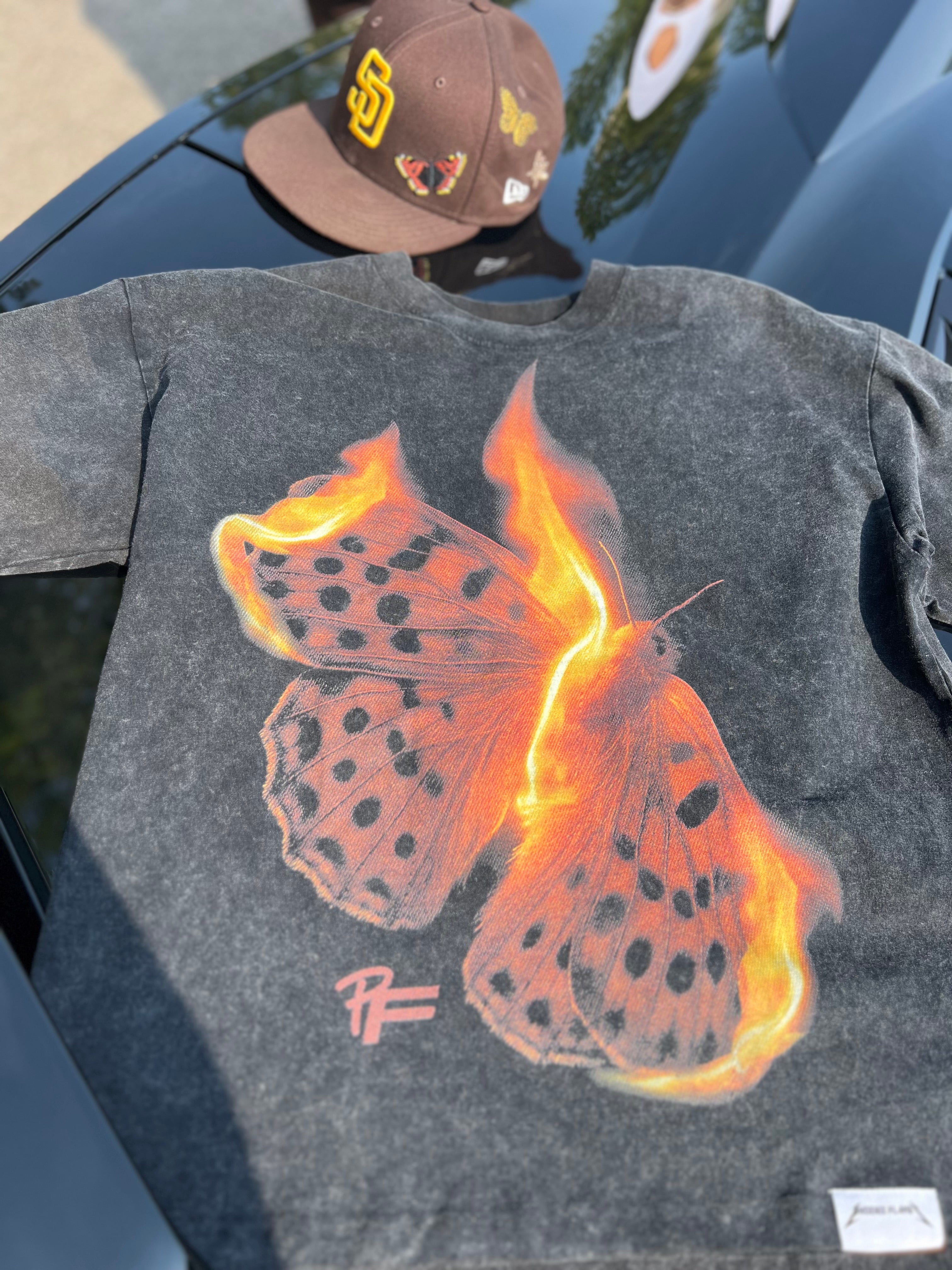 The Burning Moth Tee — Phoenix Flames