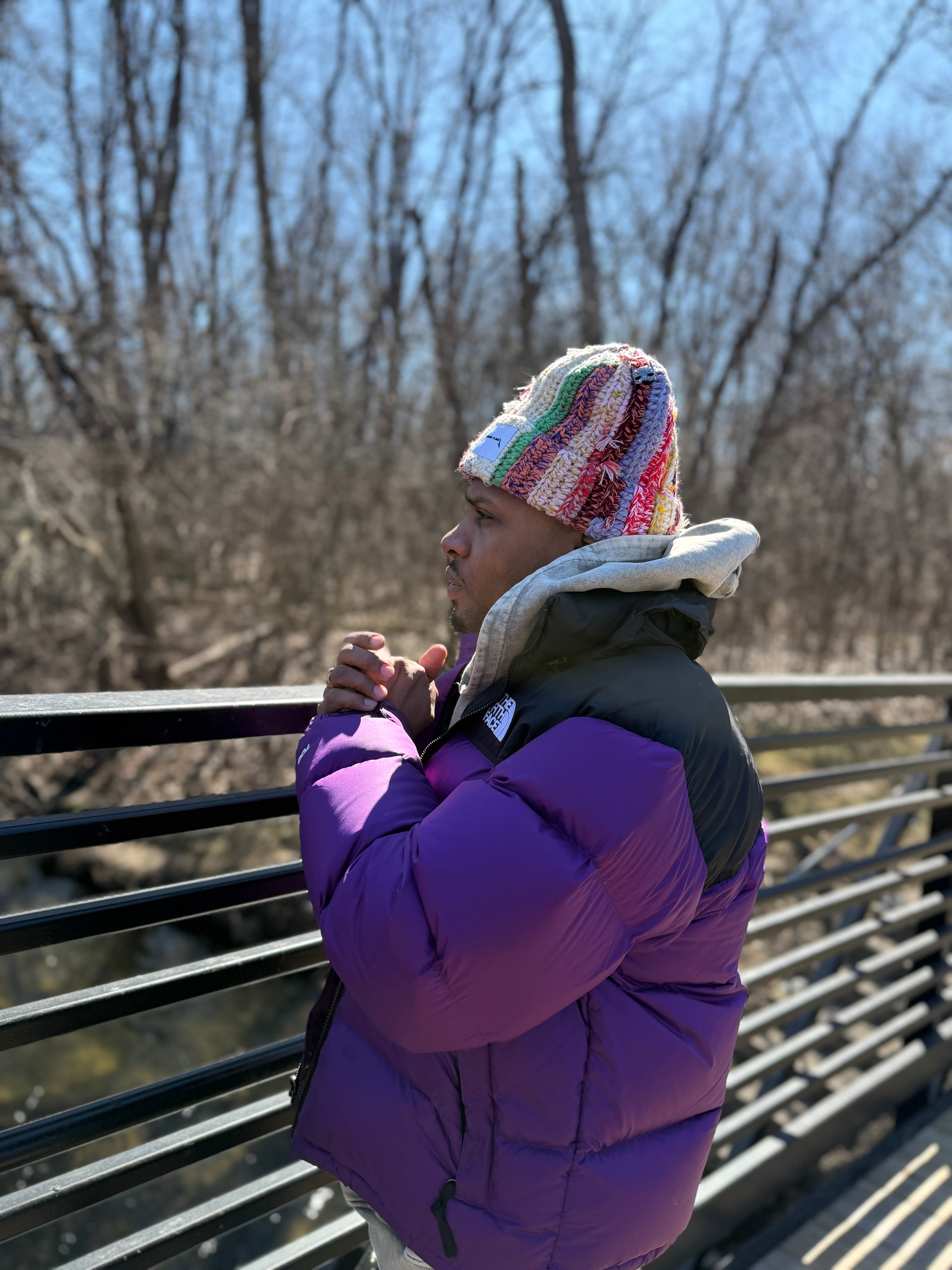 Rainbow Riot Beanie — Phoenix Flames